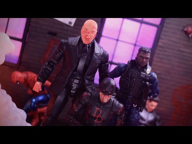 My Custom Marvel Legends Daredevil: Born Again Season 2 Wilson Fisk Kingpin Action Figure Review MCU
