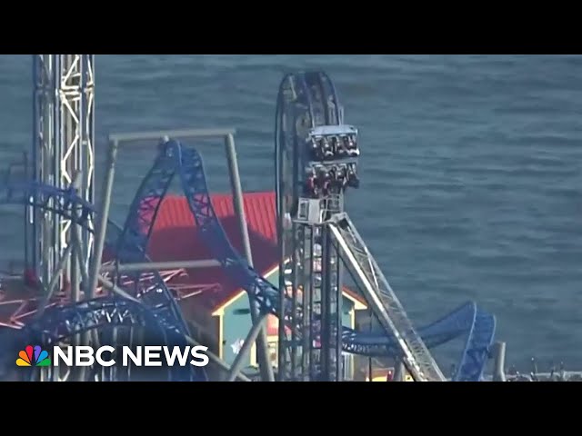 Eight riders rescued after Texas roller coaster malfunction leaves them stranded for hours