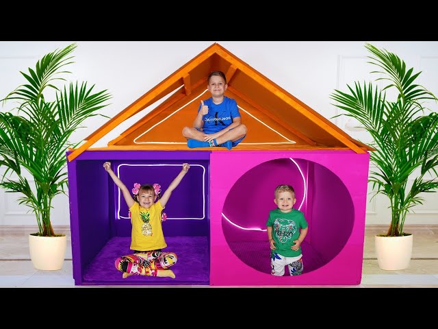Diana Roma and Oliver Built a Circle, Triangle, Square Secret Room