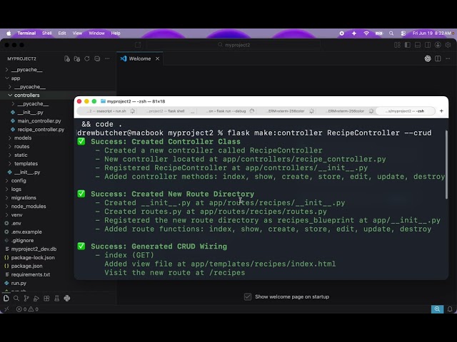 Flask Commands   Part 53   Add RESTful actions with CRUD