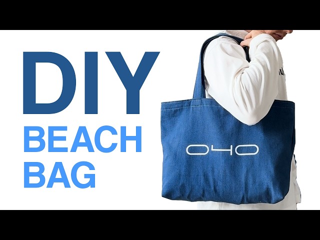 Beach Bag Sewing Tutorial | Instructions for Beginners & Sewing Pattern