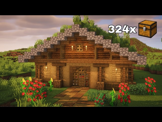 How To Build The Perfect Storage House In Minecraft / Tutorial