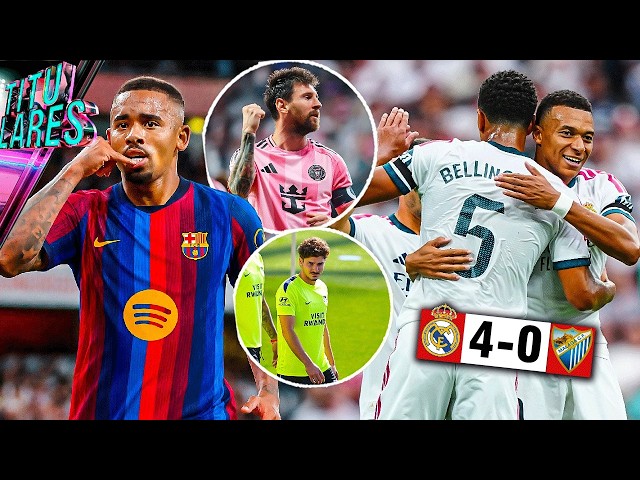 Madrid golea y es líder | BOMBA: ¡Gabriel Jesús al Barça! | Vuelve Julián | ¡Póker de Messi!