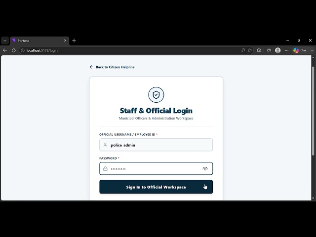 AI-Powered Multilingual Citizen Grievance Redressal & Municipal Operations Platform