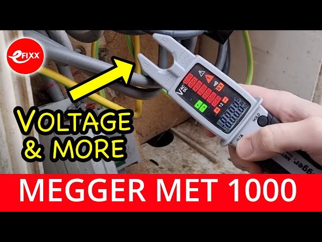 MEGGER MET1000 GS38 VOLTAGE INDICATOR which measures CURRENT & MORE!