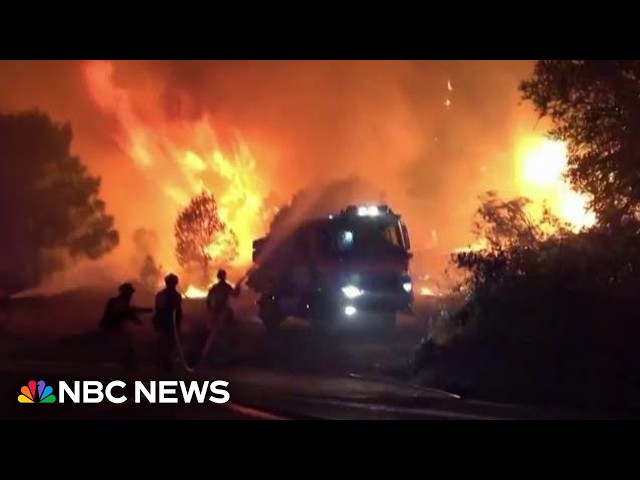 European wildfires force new evacuations