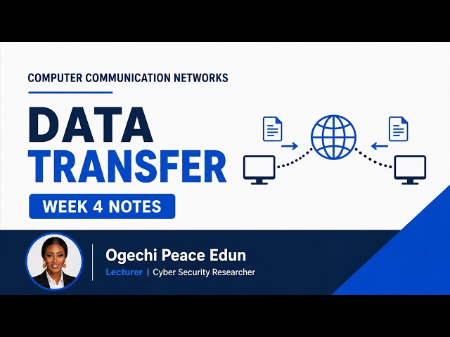 Data Transmission in Computer Communication Networks | Week 4 (Complete Lecture)