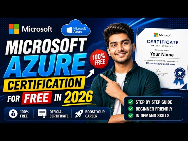 How to Get Microsoft Azure Certification for FREE in 2026? 💻 (Step-by-Step)