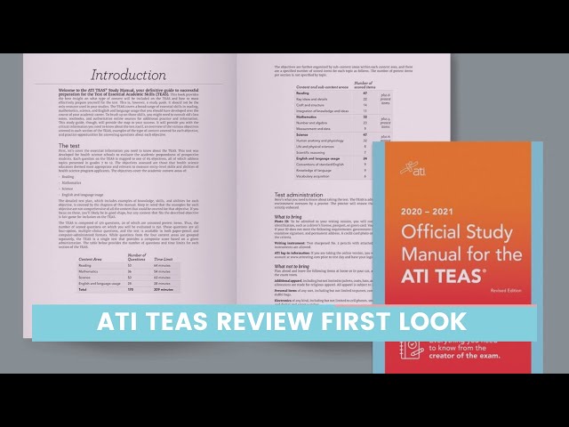 ATI TEAS Comprehensive Study Package First Look