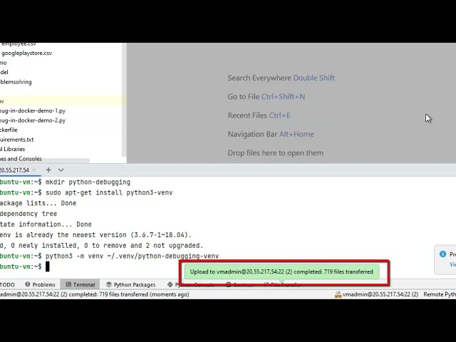 Python Remote Debugging using PyCharm SSH Interpreter