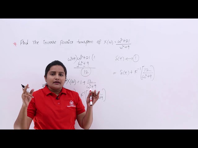 Inverse Fourier Transform Problem Example 3