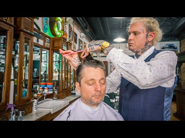 💈Relax With This 1-Hour Pompadour Haircut At Elizabeth's Barber Shop | Saint Paul