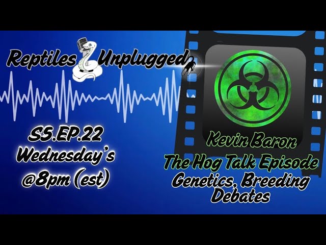 The Hognose Episode | Kevin Baron | Reptiles Unplugged