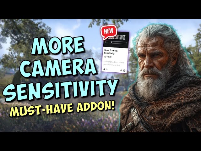 🤯ESO Console Sensitivity – Must-Have Addon!