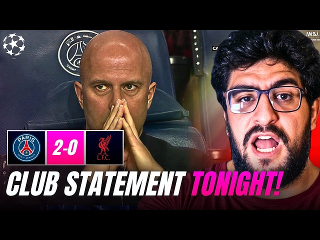 CLUB STATEMENT NOW! *RANT😡*! ARNE SLOT OUT NOW😡! THE TIE IS ALL OVER! 0 SHOTS ON TARGET😡😡😡
