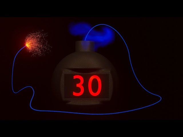 30 Second Timer Bomb 💣  3D Timer
