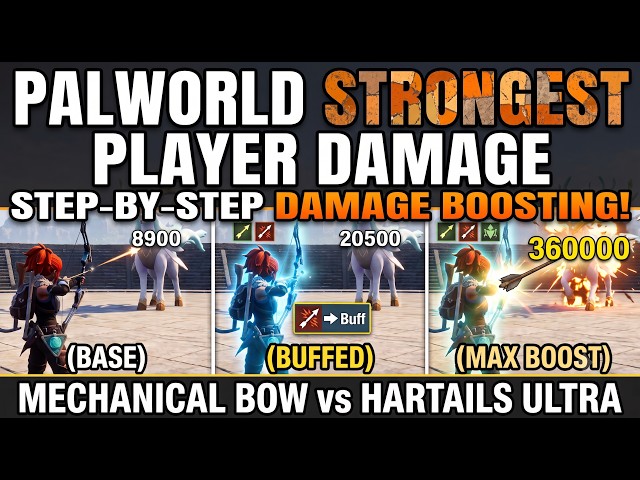 Palworld's STRONGEST Bow Build! Mechanical Bow