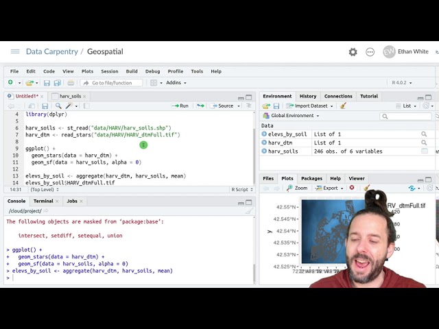 Geospatial Data in R - Aggregating Raster Data Inside of Polygons