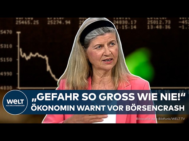 WIRTSCHAFT: "Die Gefahr ist so groß wie nie" – Ökonomin Siems warnt vor einem Börsencrash wie 2008