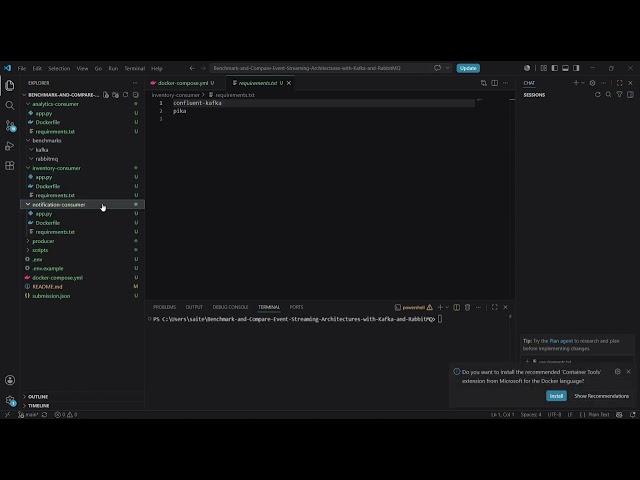 Benchmark and Comparing Event Streaming with Kafka and Rabbit MQ