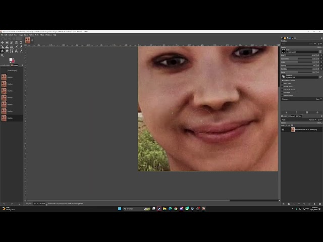 How To Smooth Skin in GIMP