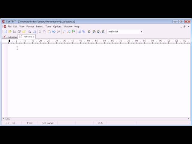 jQuery Tutorial - 11 - Introduction to Selectors