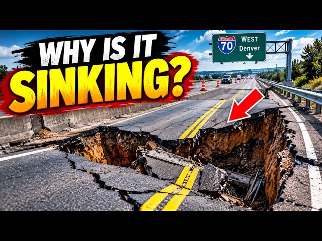 Why This U.S. Highway Keeps SINKING Into The Ground | Engineering Disaster Explained