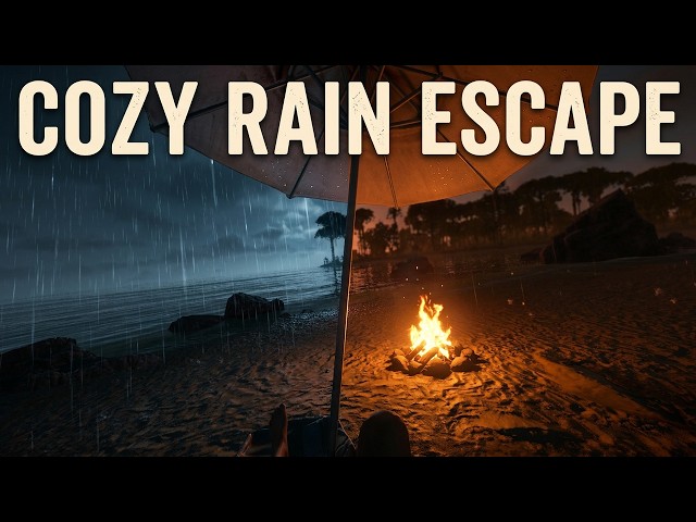 Discover the Calm: Tropical Rain & Ocean Escape
