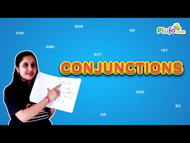 Conjunction - English Grammar & Composition || Parts of speech || Plufo.com #conjunction #kids