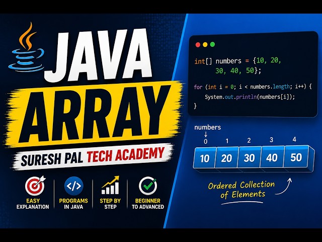Java Arrays Tutorial for Beginners | Arrays in Java with Examples | Java Full Course #13