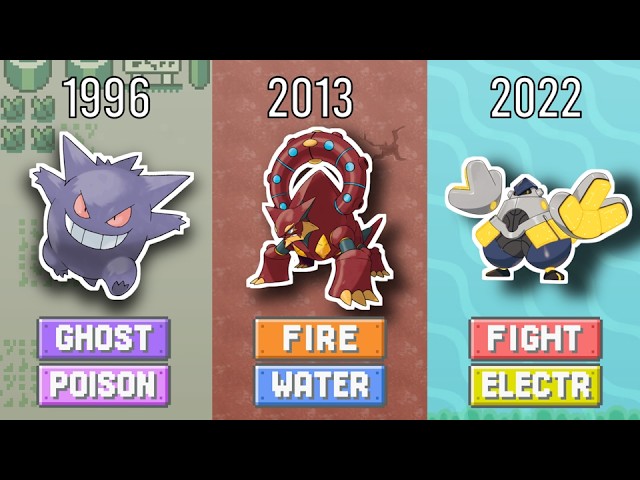 The Complete History of Pokémon Type Combos