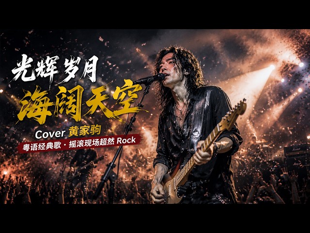 🎸《光辉岁月》《海阔天空》Cover 黄家驹｜粤语经典金曲｜Beyond 热血摇滚现场 Live Rock