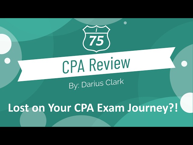 Are you lost on your CPA Exam Journey