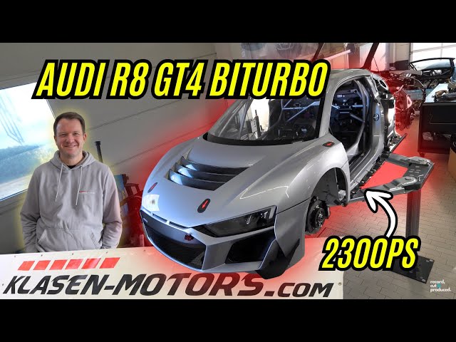 KLASEN MOTORS: The tuner & his 2300 hp drag race project // The plan: fastest Audi R8 in the world!!
