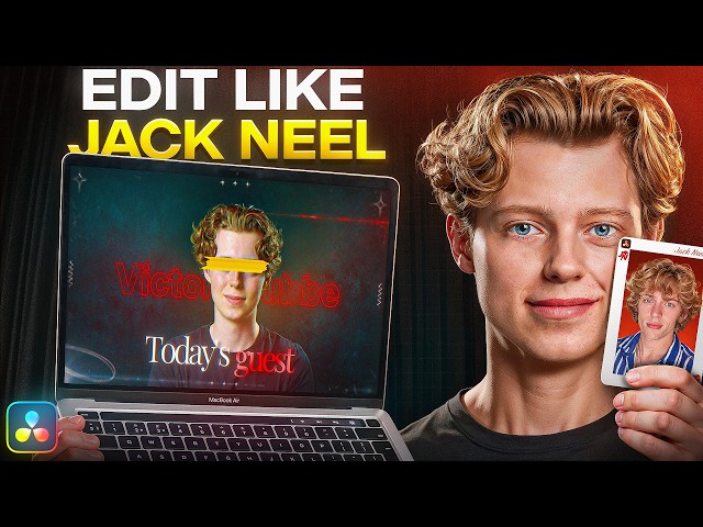 I Recreated VIRAL Jack Neel’s Podcast Intro Style with DaVinci Resolve