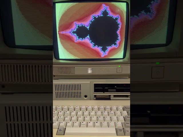 Mandelbrot Set On the PCjr