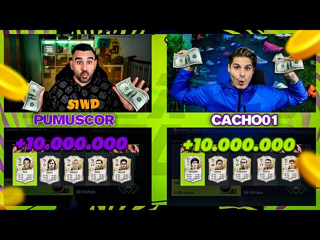 FUT DRAFT SÚPER MILLONARIO VS CACHO | DESCARTAMO ICONO !!! FIFA 22