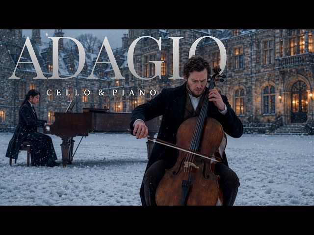Adagio in the Snow | Cello & Piano | Emotional Classical Performance
