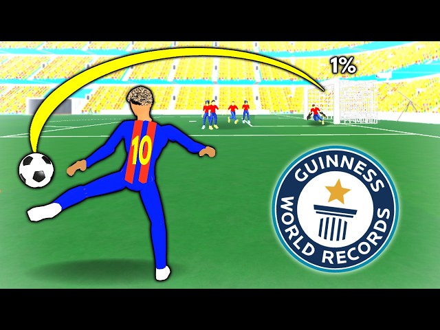 I Beat Realistic Street Soccer WORLD RECORDS (Roblox)