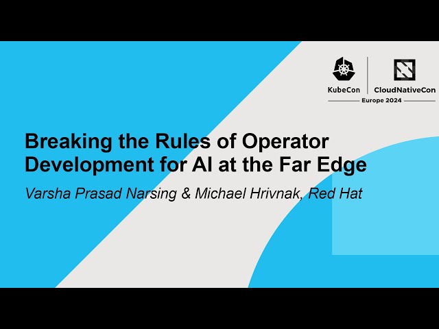 Breaking the Rules of Operator Development for AI at the Far Edge