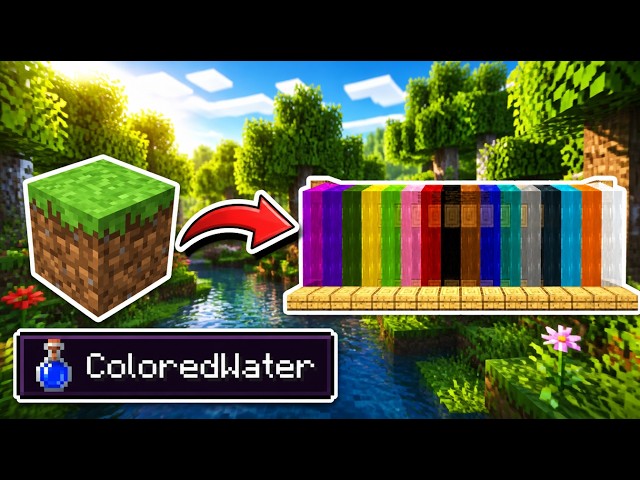 How To Install Colored Water Mod in Minecraft