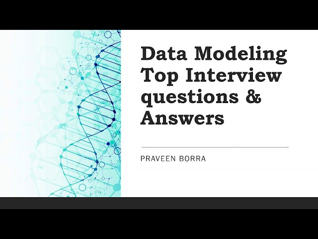 Top Data Modelling Interview Questions & Answers | Data Modelling Tutorial | Data Modelling concepts