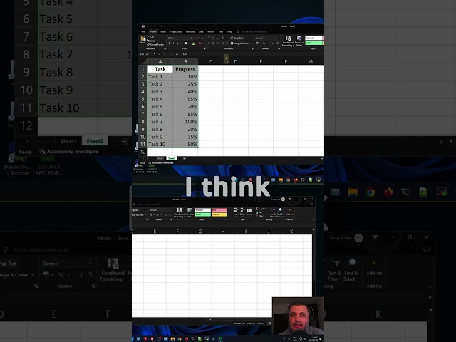 How to Create a Progress Bar in Excel | Step-by-Step Guide 1