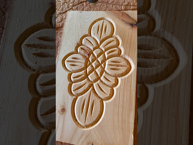 From Plain Wood to Pure 2.5D Magic 🪵✨ | Insanely Satisfying CNC Router Carving ASMR