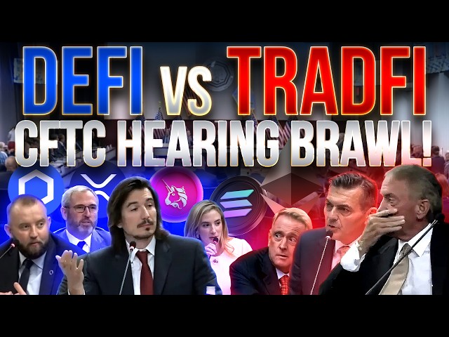 CFTC Crypto Meeting Turns Into A Brawl!🔥DeFi vs TradFi