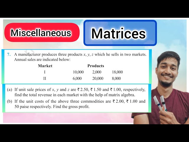 Miscellaneous exercise on chapter 3 class 12 q7 | Miscellaneous ch 3 class 12 q7