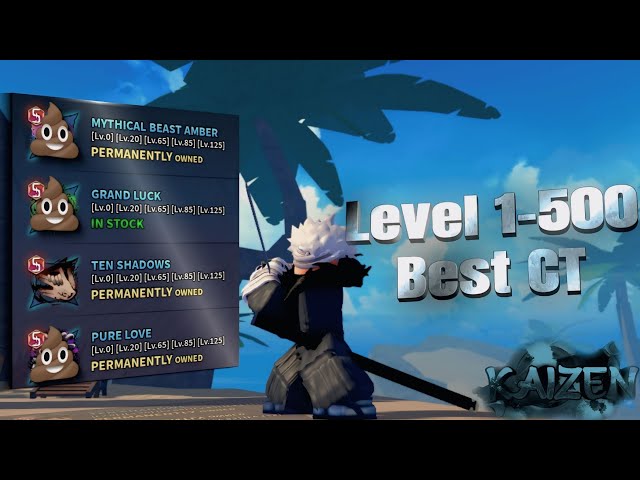 Kaizen   The Best Cursed Techniques For Every Level, NOOB TO PRO!