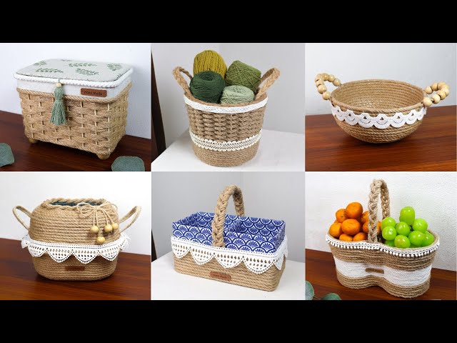 6 AMAZING JUTE ROPE Ideas You Can MAKE EASILY