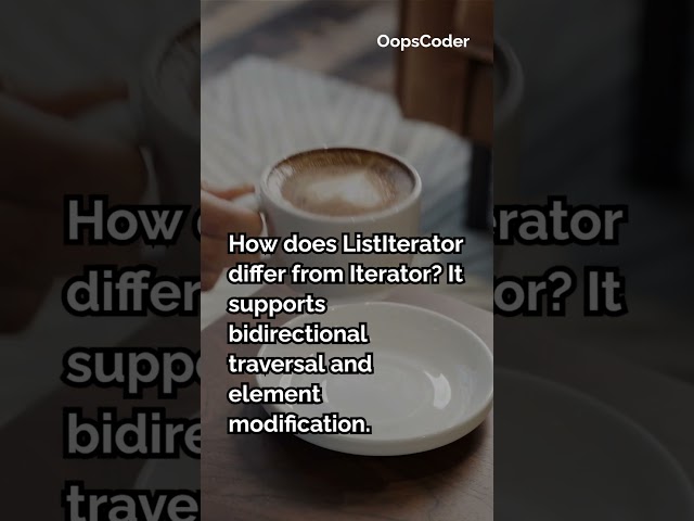 Top Java Interview Questions on Iterators and ListIterators Explained  #correctcoding #javainterview