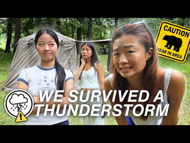 WE TRIED CAMPING ALONE FOR THE FIRST TIME EVER *never again*